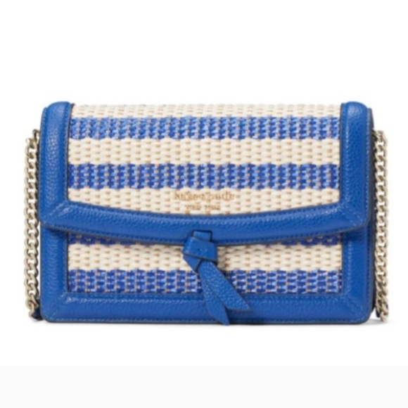 kate spade Handbags - NWT Kate Spade New York Knott Stripe Flap Crossbody